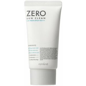 ROM&amp;ND_Zero Sun Clean arcápoló fényvédő krém SPF50+ PA++++ 01 Fresh 50ml