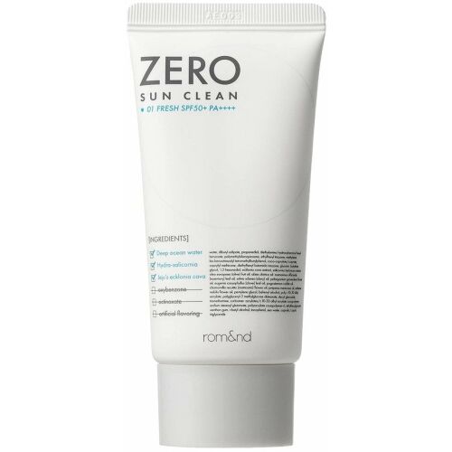 ROM&amp;ND_Zero Sun Clean arcápoló fényvédő krém SPF50+ PA++++ 01 Fresh 50ml 144729423