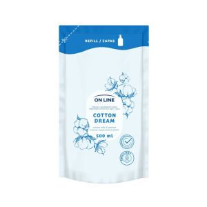 ON LINE Krém szappan kézre és testre Pamut tej & Jázmin - 500 ml tartalék 144730105 - Szappan