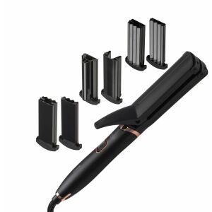 5 az 1-ben hajformázó készlet | Kerámia bevonat | Hajhajlító | Hajvasaló | Hajhullámító | Hajgöndörítő 144730183 - Hajformázó