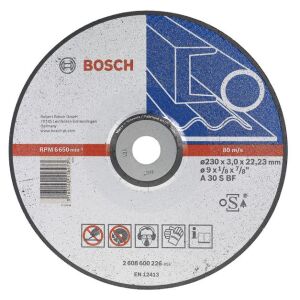 DISC METAL ÎNDOIT BOSCH 230mm x 3.0 x 22mm 144734703 - Accesorii pentru unelte