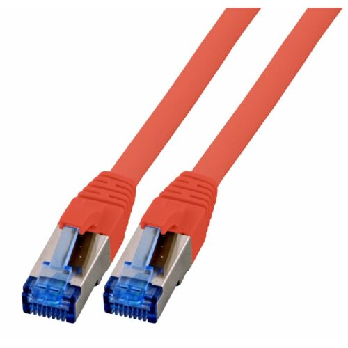 EFB RJ45 Patchkabel S/FTP, Cat.6A, Cat7 TPE szuperflexibilis, 1.5m, piros 144737335