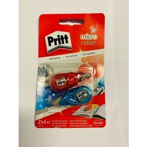 Pritt Correction Roller Micro, szerokość 5 mm, długość 6 m, 2 szt 144737522 - Rolka do rozwiązywania problemów