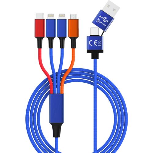 USB Smrter Smrter kábel Hydra ELITE 6in1 Nylon töltőkábel Lightning típus, több kiskereskedelmi 144737697