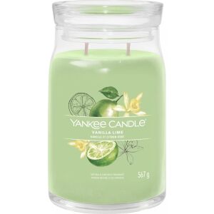 Yankee Candle Signature Vanilla Lime Nagy Gyertya 567g 144738587 - Légfrissítő