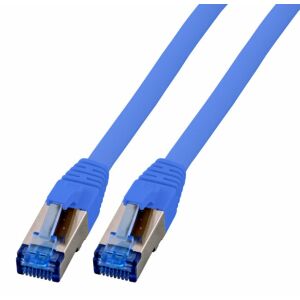EFB RJ45 Patchkábel S/FTP, Cat.6A, Cat7 TPE szuperflex, 2m, kék 144739551 - Kábel