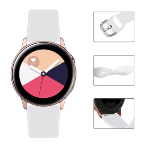 Silicone Strap TYS opaska do smartwatcha zegarka uniwersalna 20mm różowy 144740029 - Inteligentne urządzenie