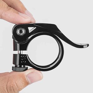 Rockbros 41210092001 zacisk fotelika rowerowego z szybkozłączką - czarny 144741568 - Uchwyt na telefon na rower i motocykl