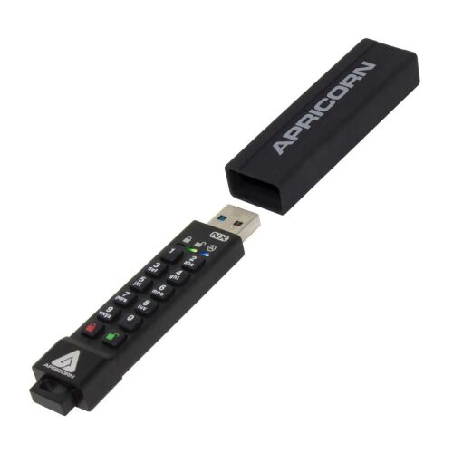 Apricorn Aegis Secure Key 3NX 8GB USB meghajtó billentyűzettel - Pendrive