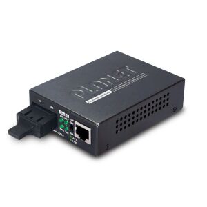 Media Convertor Gigabit PLANET GT-802S, 10/100/1000Base-T to 1000Base-LX (Single Mode, SC) 10Km 144742953 - Calculatoare si accesorii