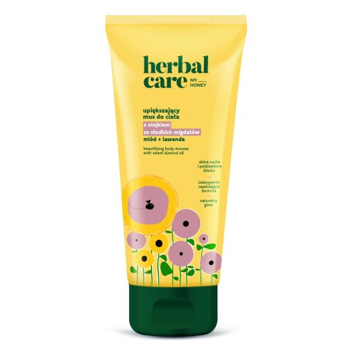 HERBAL CARE My Honey Testárazó Testápolókrém Édes Mandulaolajjal + Méz és Levendula - Száraz és Fénytelen Bőrre 200 ml 144745042