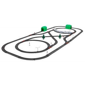 Coadă mare pentru copii 4+ Tren cu vagoane + Pista 9+ metri 70 el. 144747349 - Tren, element feroviar, autostradă