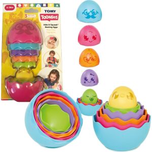 Tomy Tomy Toomies Matrioszka rózsaszín tojás 144747712 - Fejlesztő játék babáknak