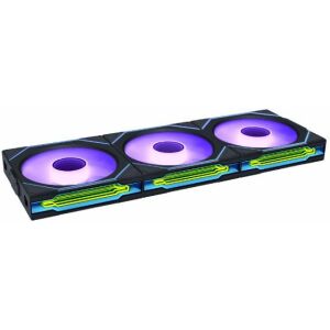 Lian Li UNI FAN SL-INF vezeték nélküli ventilátor, ARGB, PWM - 3 csomag, vezérlővel, fordított lapát, 120mm, fekete 144747923 - PC ventilátor