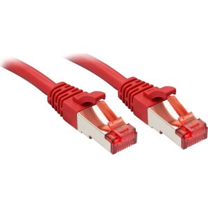 Kabel krosowy LINDY Cat6 S/FTP czerwony 5.00m 144749012 - Kabel UTP