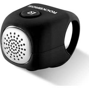 RockBros Szilikon tokos elektronikus kerékpár csengő - fekete Elektronikus kerékpár csengő szilikon tokban - fekete