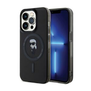 Karl Lagerfeld KLHMP15XHFCKNOK iPhone 15 Pro Max 6.7" czarny/black hardcase IML Ikonik MagSafe 144750084 - Artykuły techniczne i elektronika