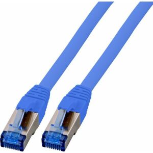 EFB RJ45 javítókábel S/FTP, Cat.6A, Cat7 TPE szuperflex, 0,5m, kék 144751512 - UTP kábel