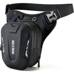 WILDMAN Motorkerékpár lábtáska L1 fekete/fekete
