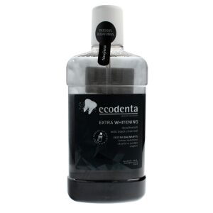 Ecodenta Fekete, szénnel fehérítő szájvíz 500ml