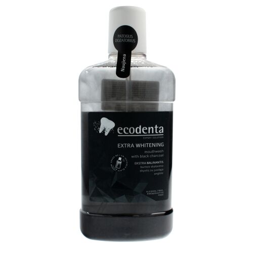 Ecodenta Fekete, szénnel fehérítő szájvíz 500ml 144752525