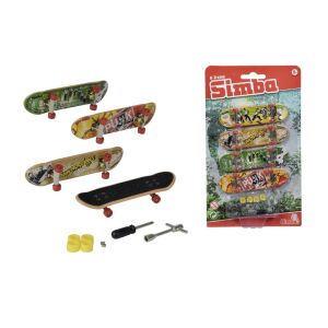 Simba: Mini-Skateboard-Set 4-tlg 144752558 - Schaukelpferde, Schaukeltiere und Entwicklungsspiele für Kinder im Kindergartenalter