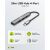 Goobay Slim 4-portos USB hub, USB-C to USB-A, 5 Gbit/s | 74457 147064639