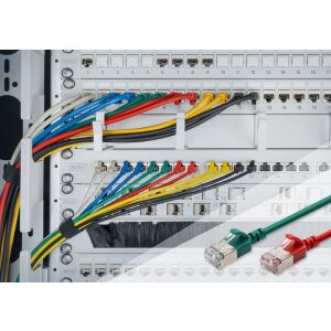 DIGITUS Patchkabel CAT 6A F/FTP Slim 0,30m rot 144752987 - FTP-Kabel