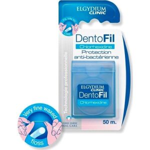 Pierre Fabre Nić dentystyczna z chlorheksydyną 50m 144753093 - Nić dentystyczna