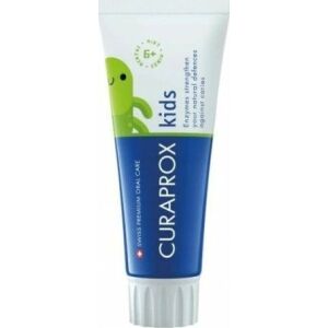 Curaden Curaprox Kids, Pasta do zębów miętowa 1450 ppm, 60 ml - Długi termin ważności! 144753091 - Opieka stomatologiczna dla niemowląt
