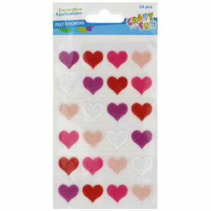DEKORÁCIÓ DEK FILC SZÍVEK KEDVELIK CF PBH 24/288
