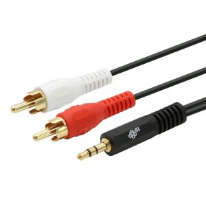 TB AKTBXAJ2RCA250B 2.5m /s1x MiniJack 3.5 mm 2x RCA (Chinch) 144754734 - Kabel