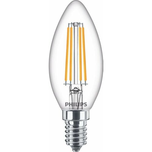 Philips CorePro LED gyertya izzó, 6.5W E14 átlátszó, energiatakarékos világítás - Izzó