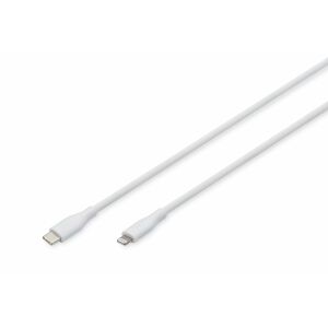 DIGITUS Kabel przyłączeniowy USB 2.0 typ C-Lightning silikonowy 0,5mW 144755311 - Kabel Lightning