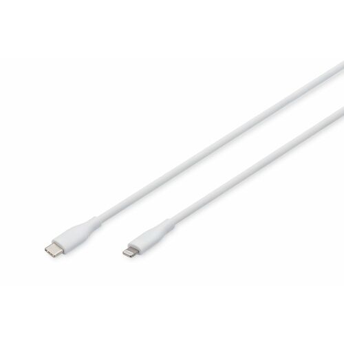 DIGITUS Kabel przyłączeniowy USB 2.0 typ C-Lightning silikonowy 0,5mW 144755311