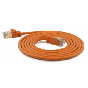 Wantec Wantec Extra Dünnescat.7 RoHCable SSTP patch kábel - 3 m - Cat.7 RoHCable - S/FTP (S- STP) - RJ- 45 - RJ- 45 - Narancssárga (7148) 144755366 - UTP kábel