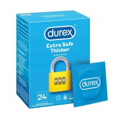 Durex Durex Extra Safe Dickere, verstärkte Kondome, 24 Stück 144757146
