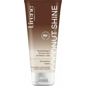 LIRENE_Illumination Cream rozświetlający złocisty krem do twarzy i ciała Coconut Shine 150ml 144758494 - Balsam do ciała