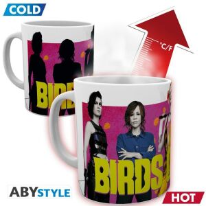 DC COMICS csésze Hőváltozás (320 ml) - Birds Of Prey / hőreakciós csésze Dc Comics (320 ml) - Birds Of Prey - ABS