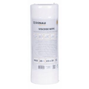 DONAU HOME törlőrongy, 70% viszkózzal, tekercs, max, 23x39 cm, 25 darab, fehér 144758686 - Takarítás