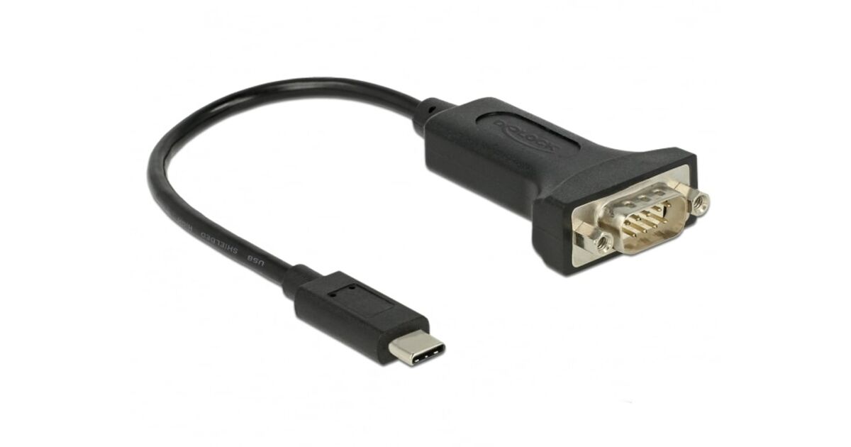 Adaptor DELOCK USB Type-C > 1 x Serial DB9 RS-232 144759901