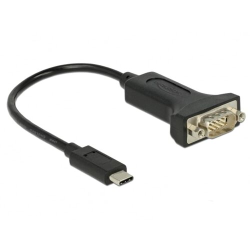 DELOCK adapter USB Typ-C > 1 x szeregowy DB9 RS-232