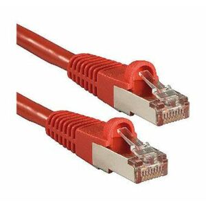 LINDY Cat6A S/FTP PIMF LSOH kabel krosowy 7,50 m, czerwony 144759951 - Kabel UTP