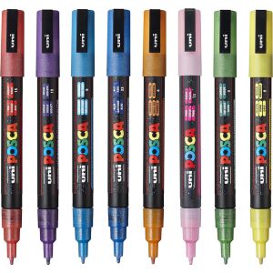 POSCA Marker UNI  PC-3M Glitter violett 144761228 - Filzstifte