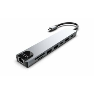 Adaptor INCA ITPC-7T tip C > 3 x USB-A, 1 x RJ45, 1000 Mbps 144761277 - Docking stations