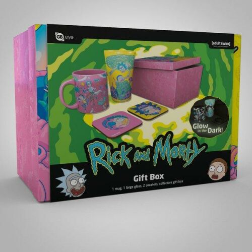 Rick & Morty ajándékkészlet: xxl pohár, bögre, 2 x poháralátét / Rick & Morty ajándékkészlet: XXL pohár, bögre, 2 x poháralátét - ABS 144761388