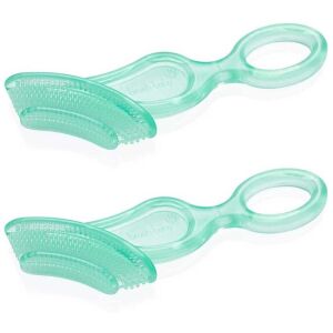 BRUSH BABY_Chewable Toothbrush gryzak gumowy 10-36m 2szt. 144761475 - Opieka stomatologiczna dla niemowląt