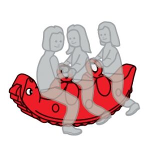 Schaukel Sammy-Rocker (rot) 144762055 - Schaukelpferde, Schaukeltiere und Entwicklungsspiele für Kinder im Kindergartenalter