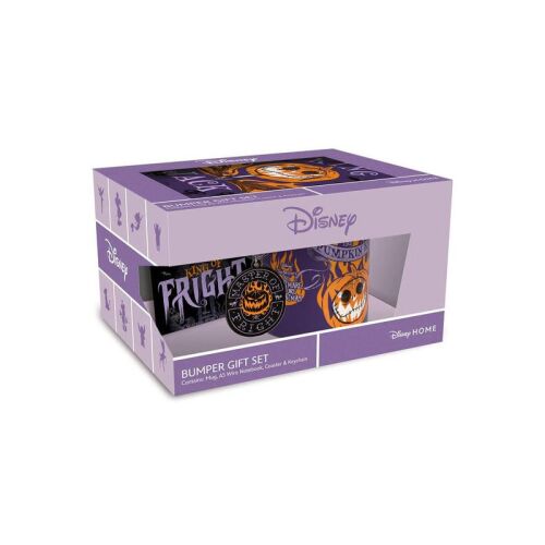 A KARÁCSONYNYI RÉMÁLMOK (SZÍNES ÁRNYÉKOK) BUMPER AJÁNDÉKKÉSZLET (BÖGRÉ, POHÁRALÁTÉT, KULCSKARIKA ÉS JEGYZETFÜZET) / ajándékkészlet Halloween városka: bögre, poháralátét, kulcstartó, jegyzetfüzet 144764974