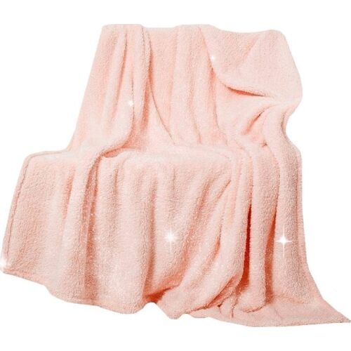 Multitex Koc 150 x 200 Mikrofibra Pluszowy Brokat Silver 01 144767532